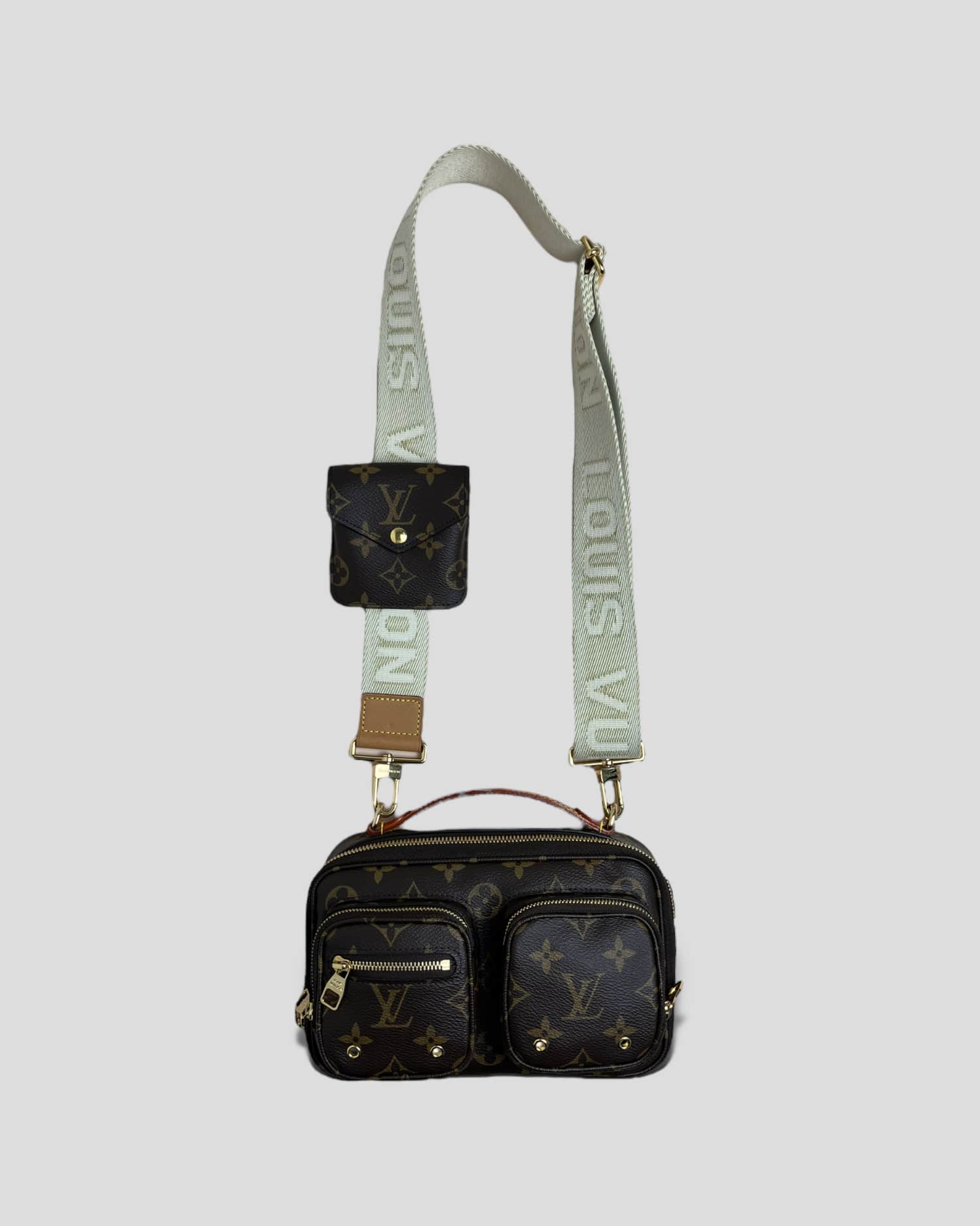 Louis Vuitton Croise Utility Crossbody Umhangetasche Braun